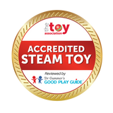 Logo of the toy association accredited steam toy award for Cody Block