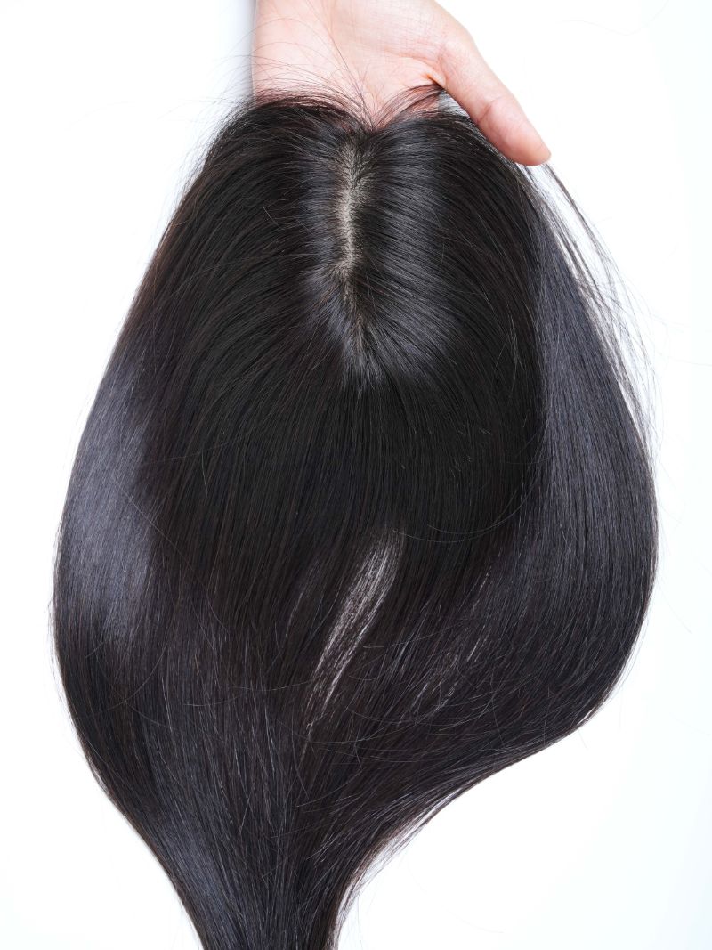 Silk Top Wefted LONG HAIR TOPPER | NISH HAIR