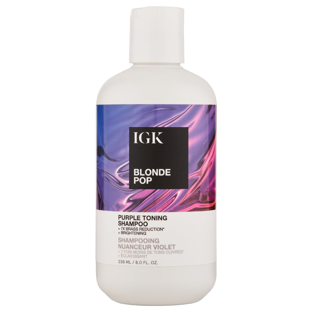 iGK Blonde Pop Purple Toning Shampoo