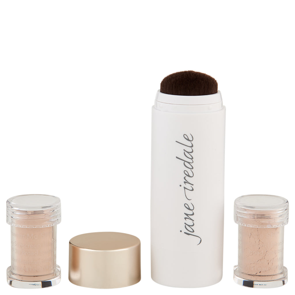 Jane Iredale Powder-Me SPF 30 Dry Sunscreen Refillable Brush + 2 Refills