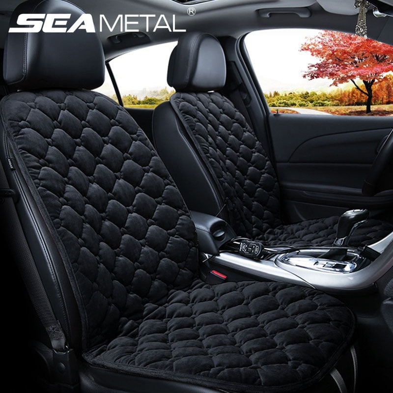 SEAMETAL Plush Heating Car Seat Cover