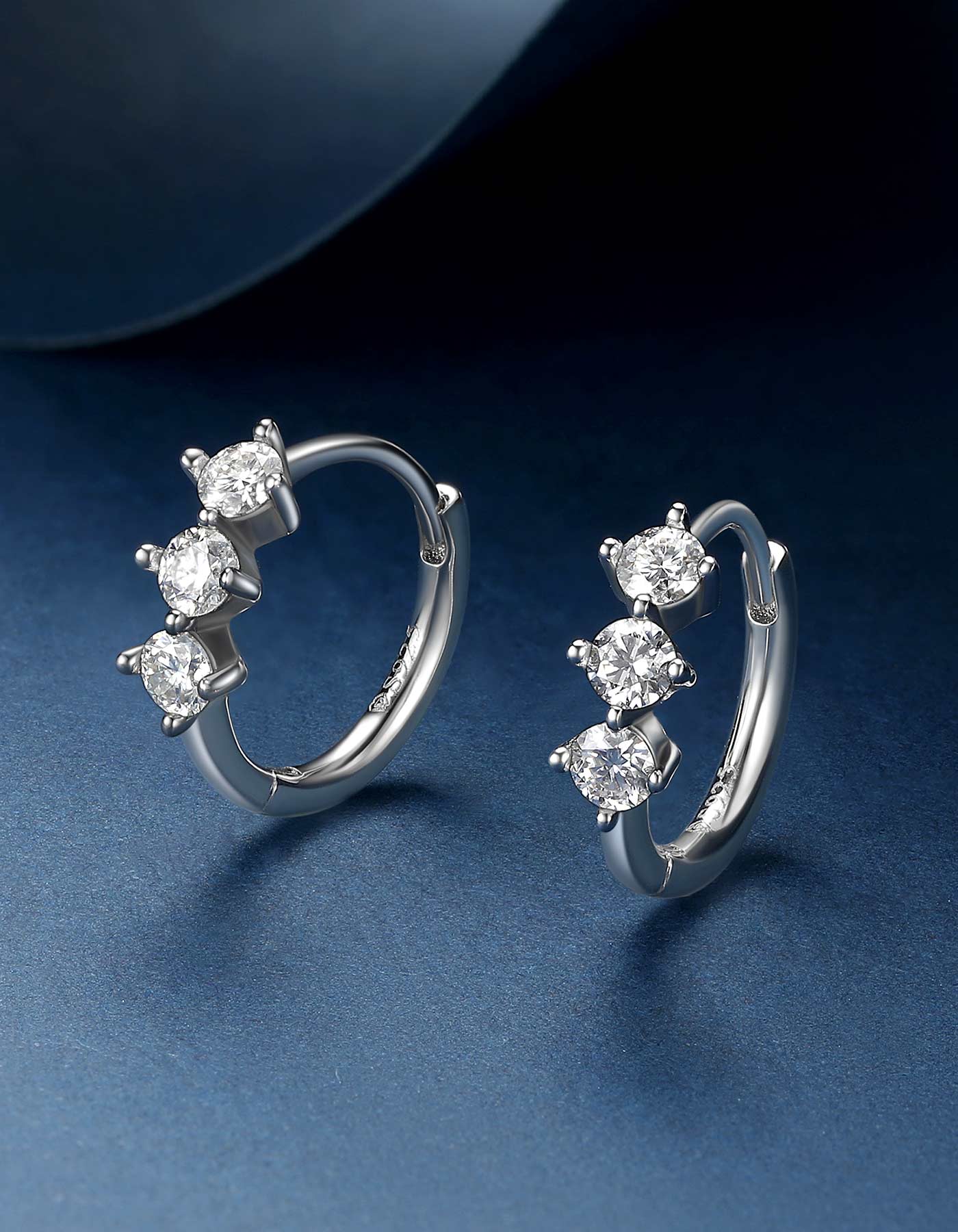 MomentWish Moissanite Hoop earrings For Women