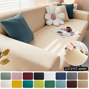 Polarfleece Sofabezug mit kariertem Muster