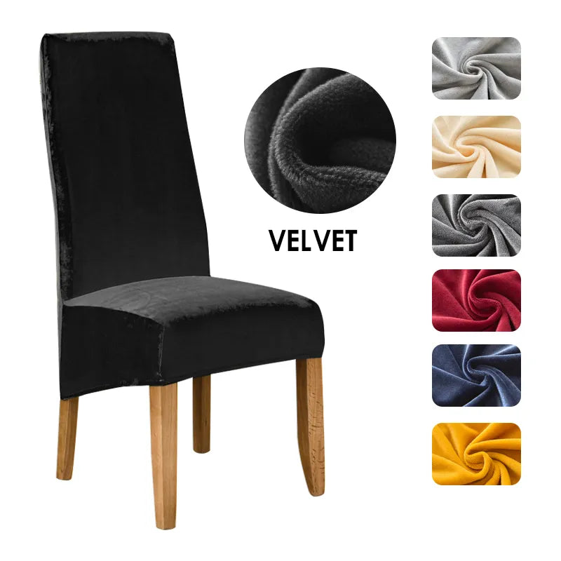 Velvet Spandex Chair Covers