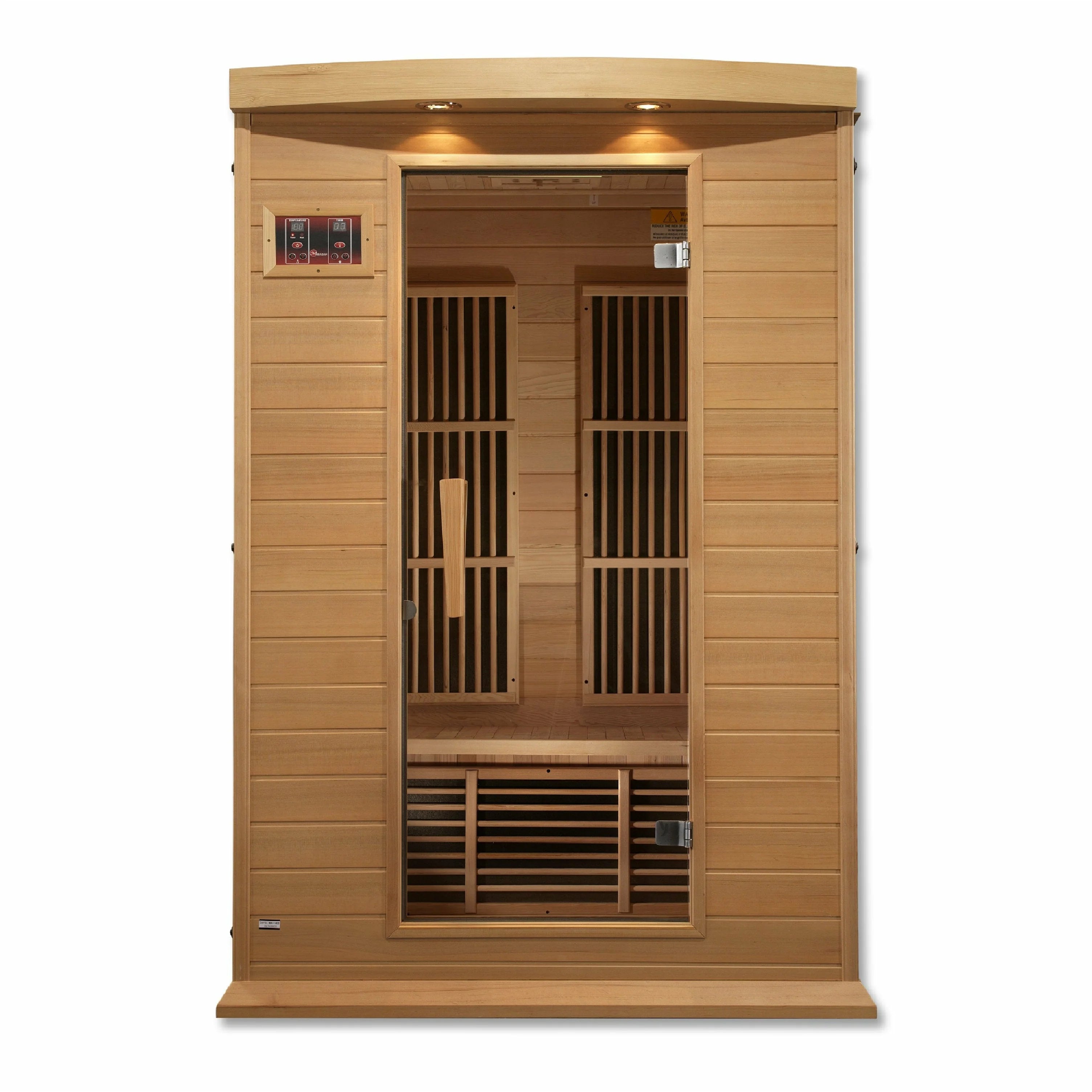 GOLDEN DESIGNS MAXXUS 2-PERSON LOW EMF (UNDER 8MG) FAR INFRARED SAUNA