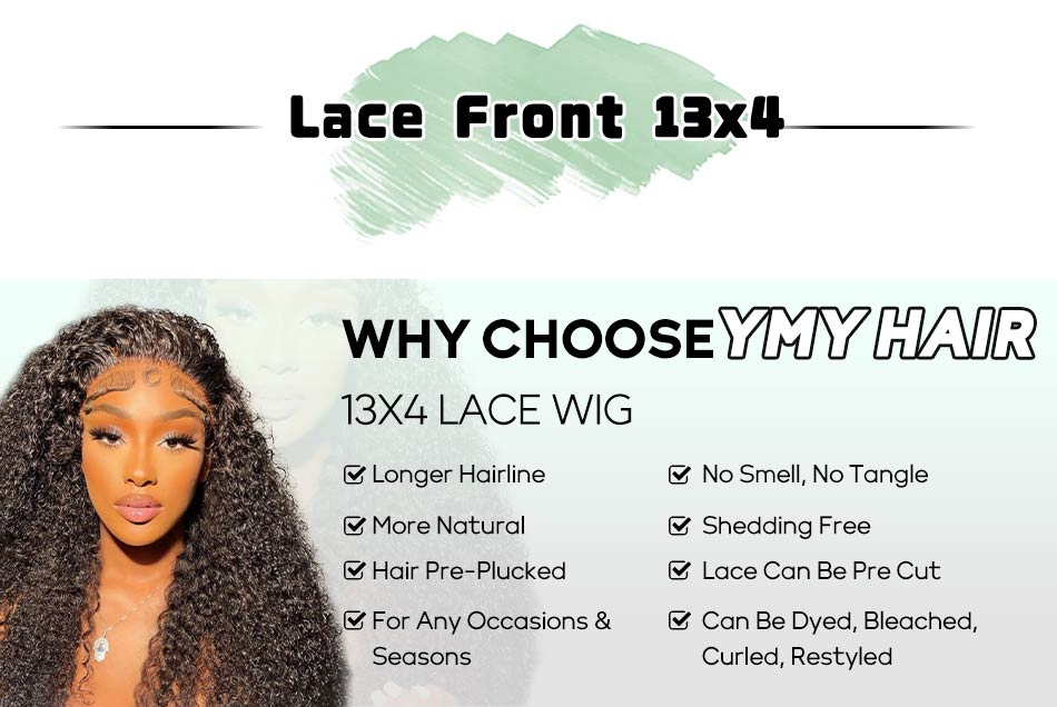 13x4 water wave lace front wig