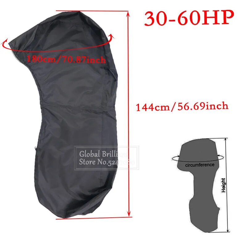 Yacht Half Outboard Motor Engine Boat Cover