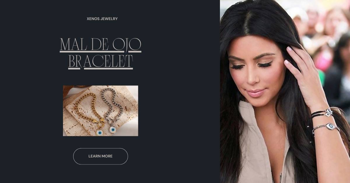 Kim Kardashian indossa il braccialetto Mal de Ojo