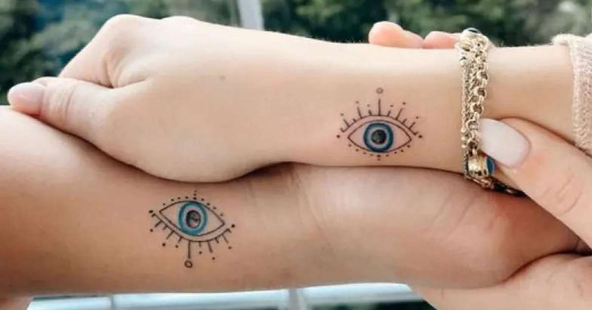 Grecki tatuaż złego oka