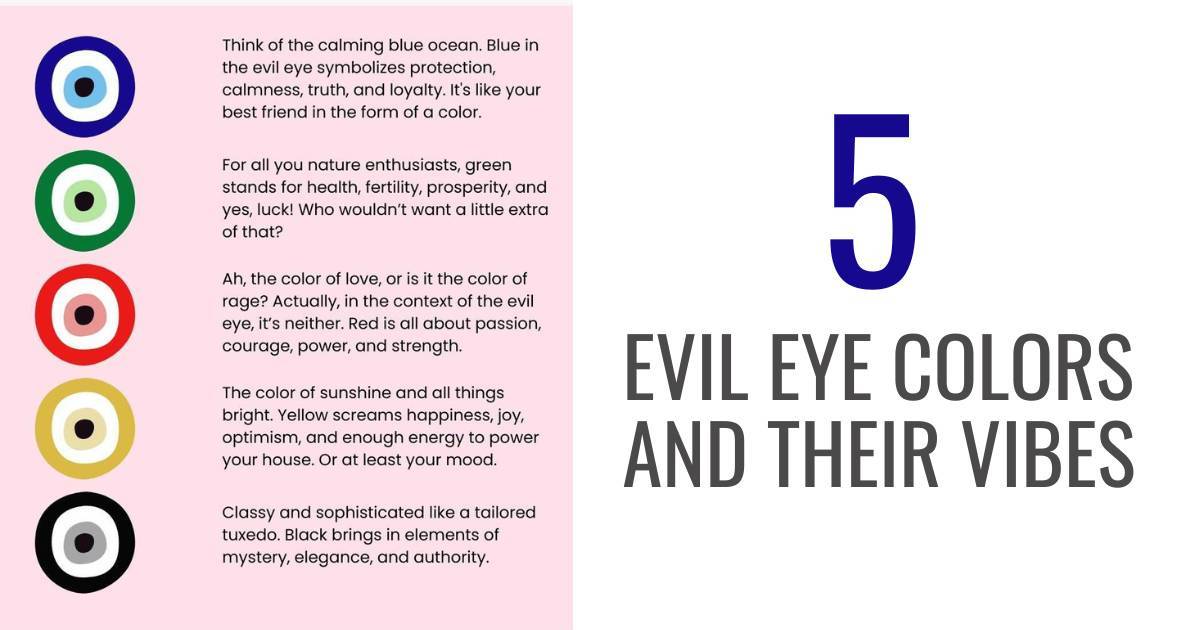 evil eyes color meaning
