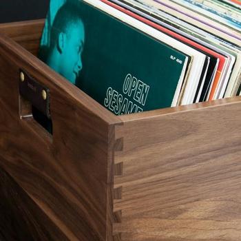 Symbol Audio Dovetail Record Crate