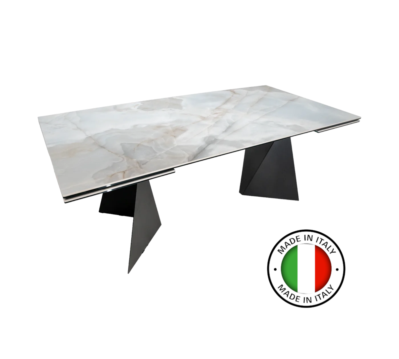 Maxima House Extendable Dining Table ALBERTO with ceramic top