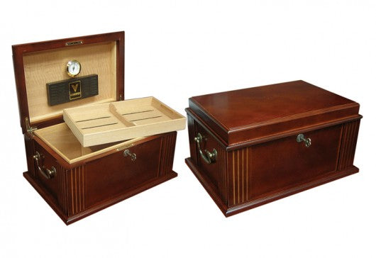 The Caesar Antique Cigar Humidor by Prestige Import Group - 50 Cigar ct