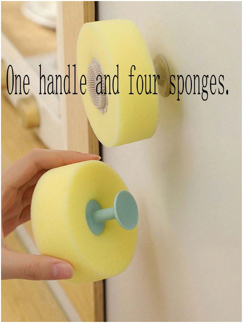 Dishwasher Suction Cup Sponge Mop Revolutionary Easy Cleaning Solution