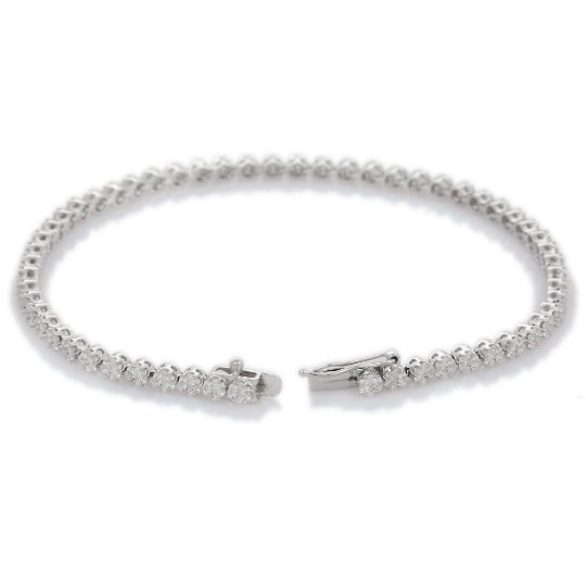 18K White Gold Diamond Bracelet