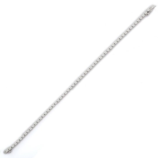 18K White Gold Diamond Bracelet