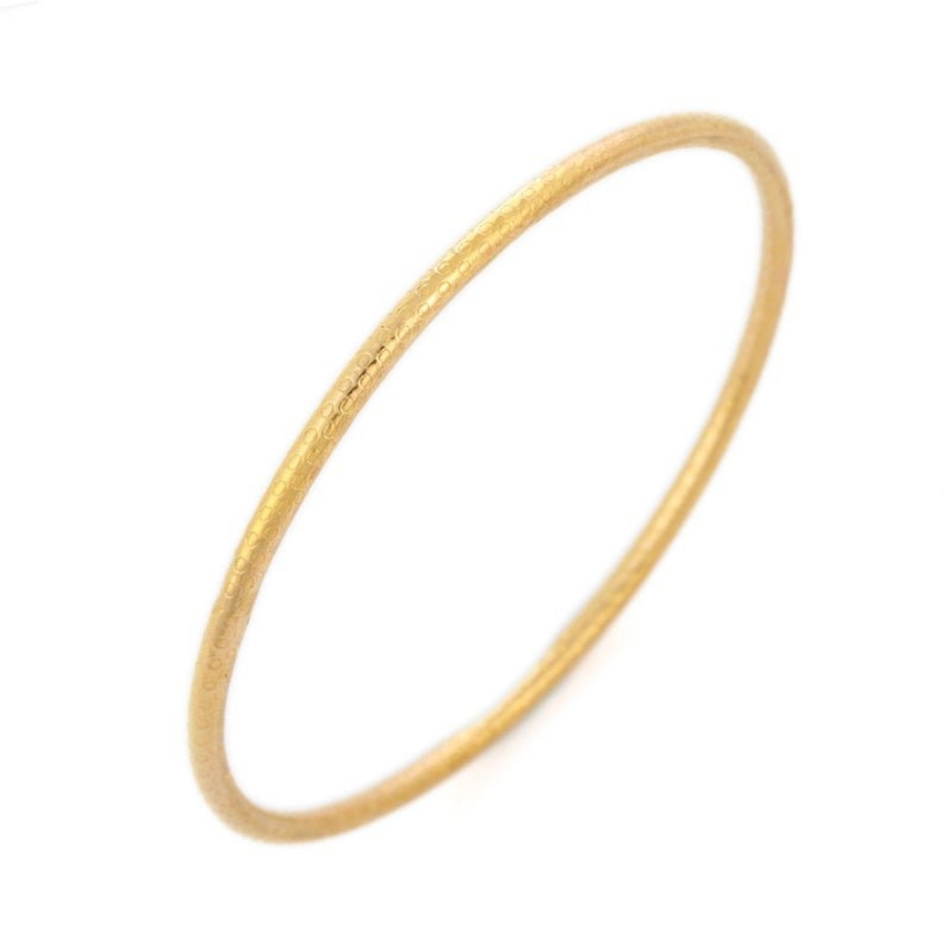 18k Yellow Gold Bangle Bracelet
