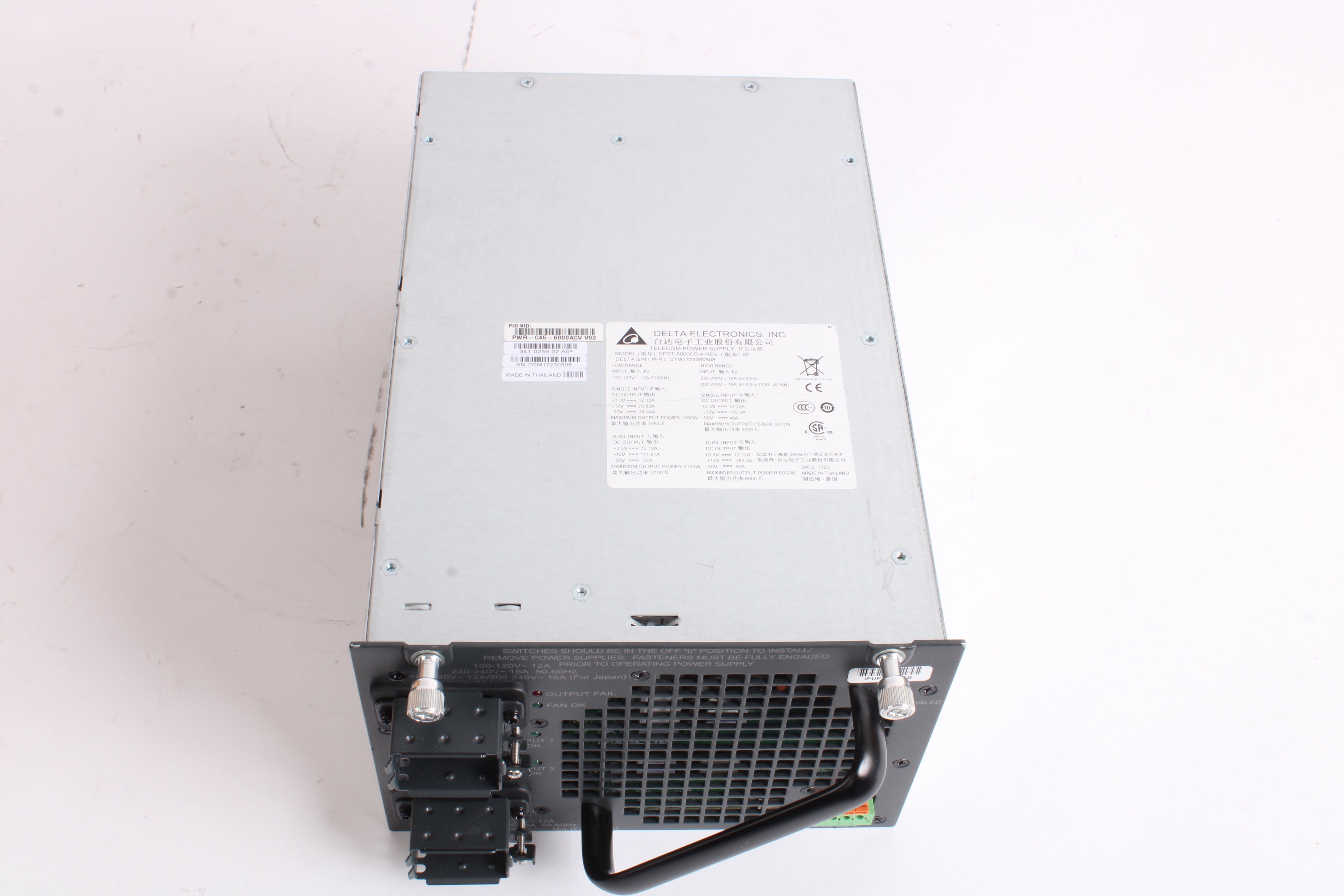 Delta Electronics DPST-6000CB 6000W Power Supply - New Open Box