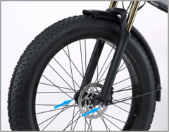 7. Install the fenders and tighten the screws