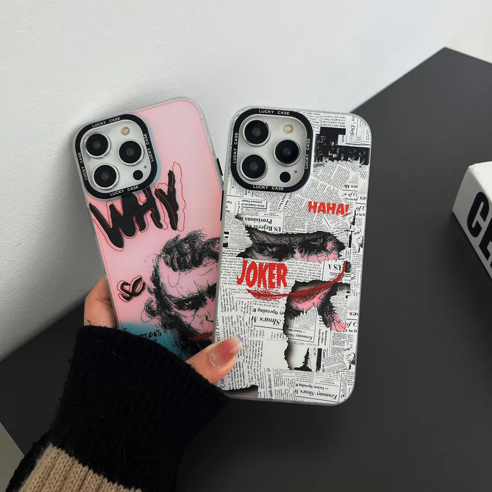 Artist Joker Newspaper Case For iPhone