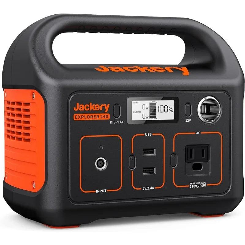 Jackery Portable Power Station Explorer 240, 240Wh, 110V/200W Pure Sine Wave