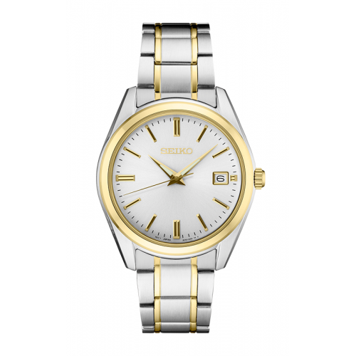 Seiko - White Dial Analog Watch - SUR312