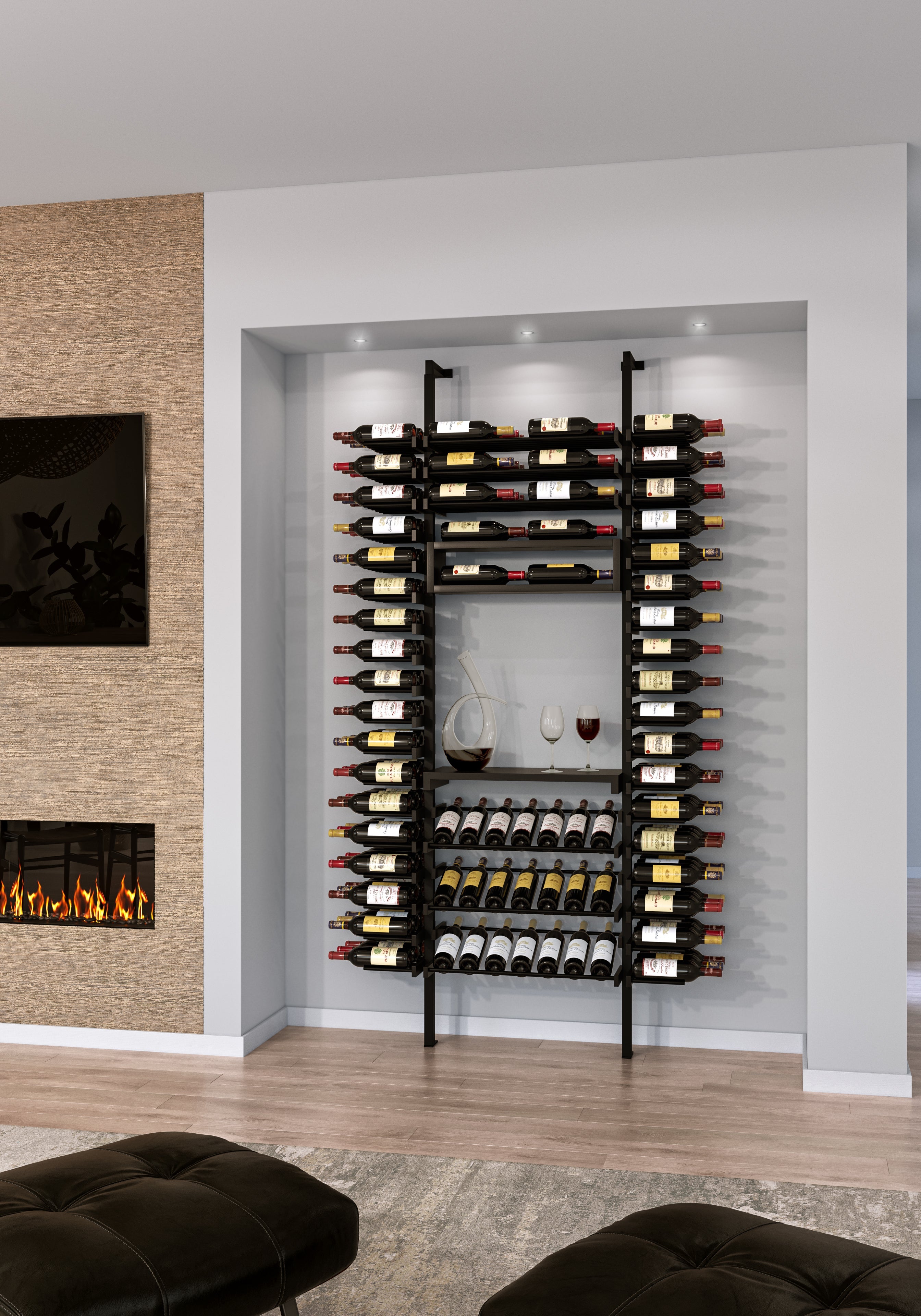 162-Bottle Signature Wine Display