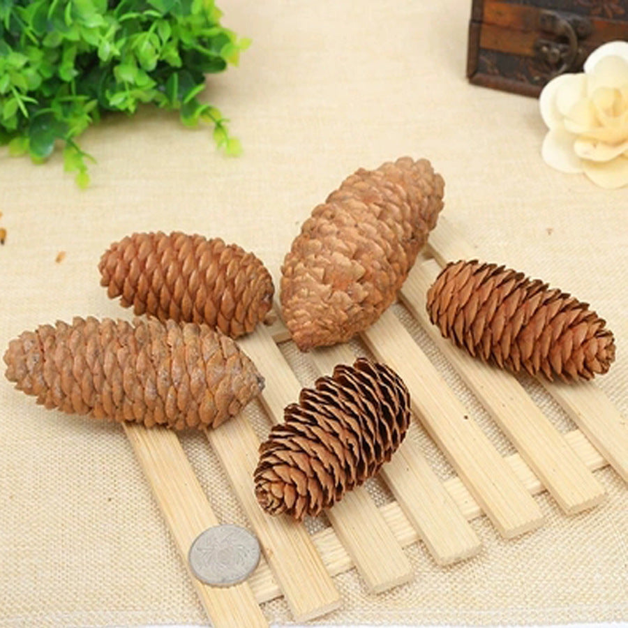 Wooden Pinecone Decoration