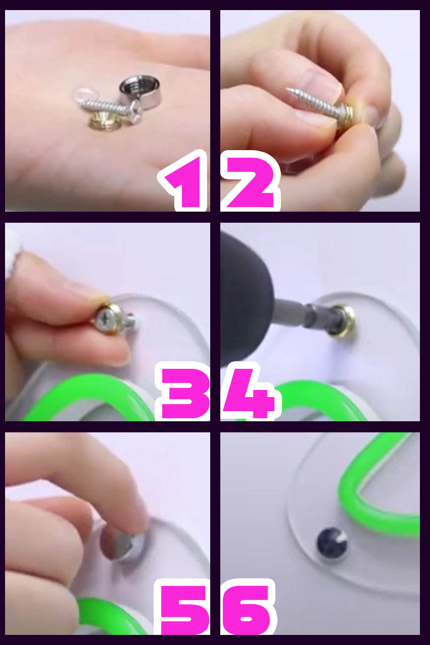 eine DIY-Anleitung zur Installation von LED-Neonschildern mit Minischrauben