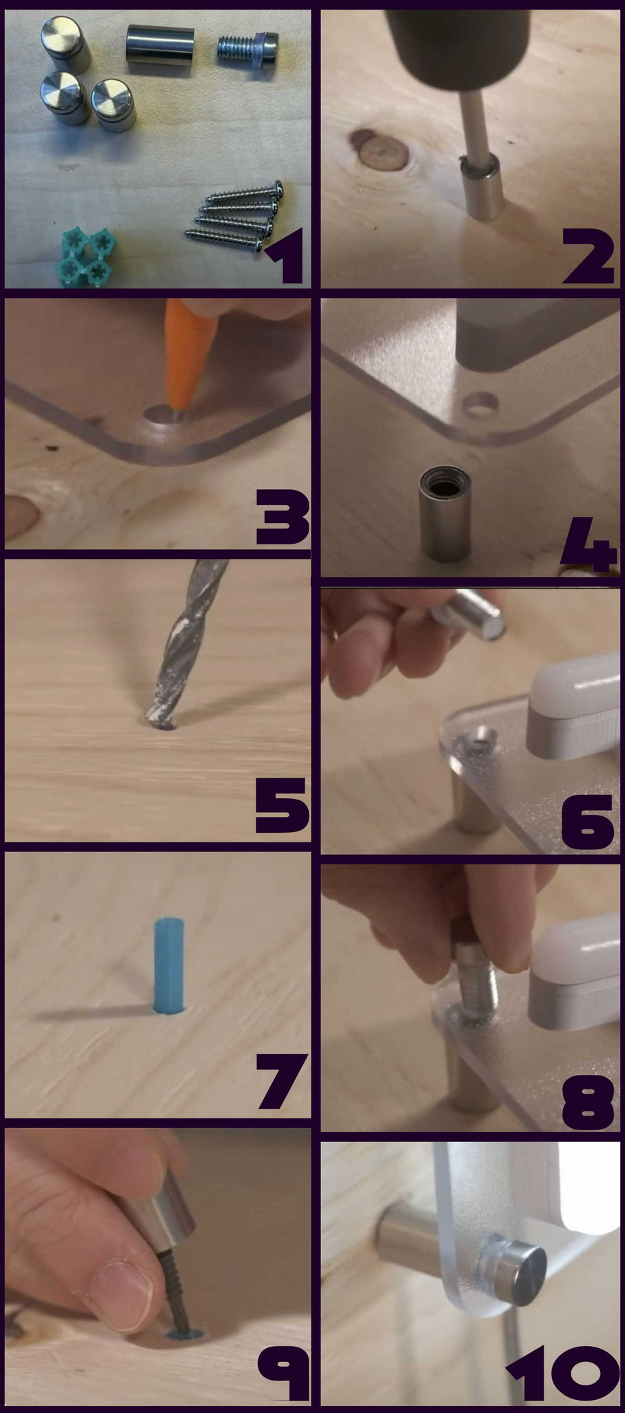étapes-faciles-pour-installer-votre-enseigne-au-néon-led-à-l'aide-de-mini-vis