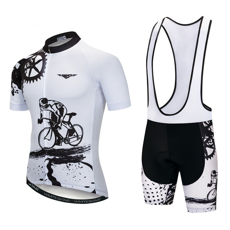Pro Cycling Jersey Set - Polyester Material, Asian Sizes, Size Chart, Multiple Colors Available