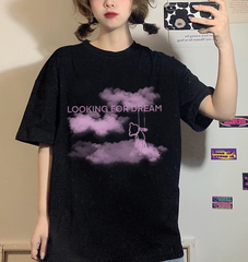 Black/White Looking For Dream Crop Top MK15036