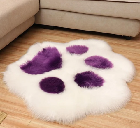 Cat Paw Fluffy Carpet Rug MK16189