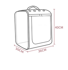 Portable Foldable Breathable Pet Carrier Backpack Pet bag 
