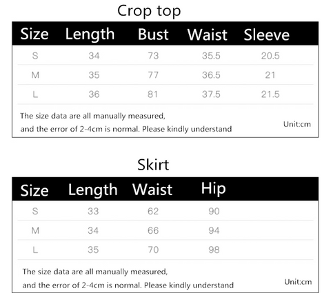 College Style JK Uniform Crop Top Pleated Skirt Two Piece 