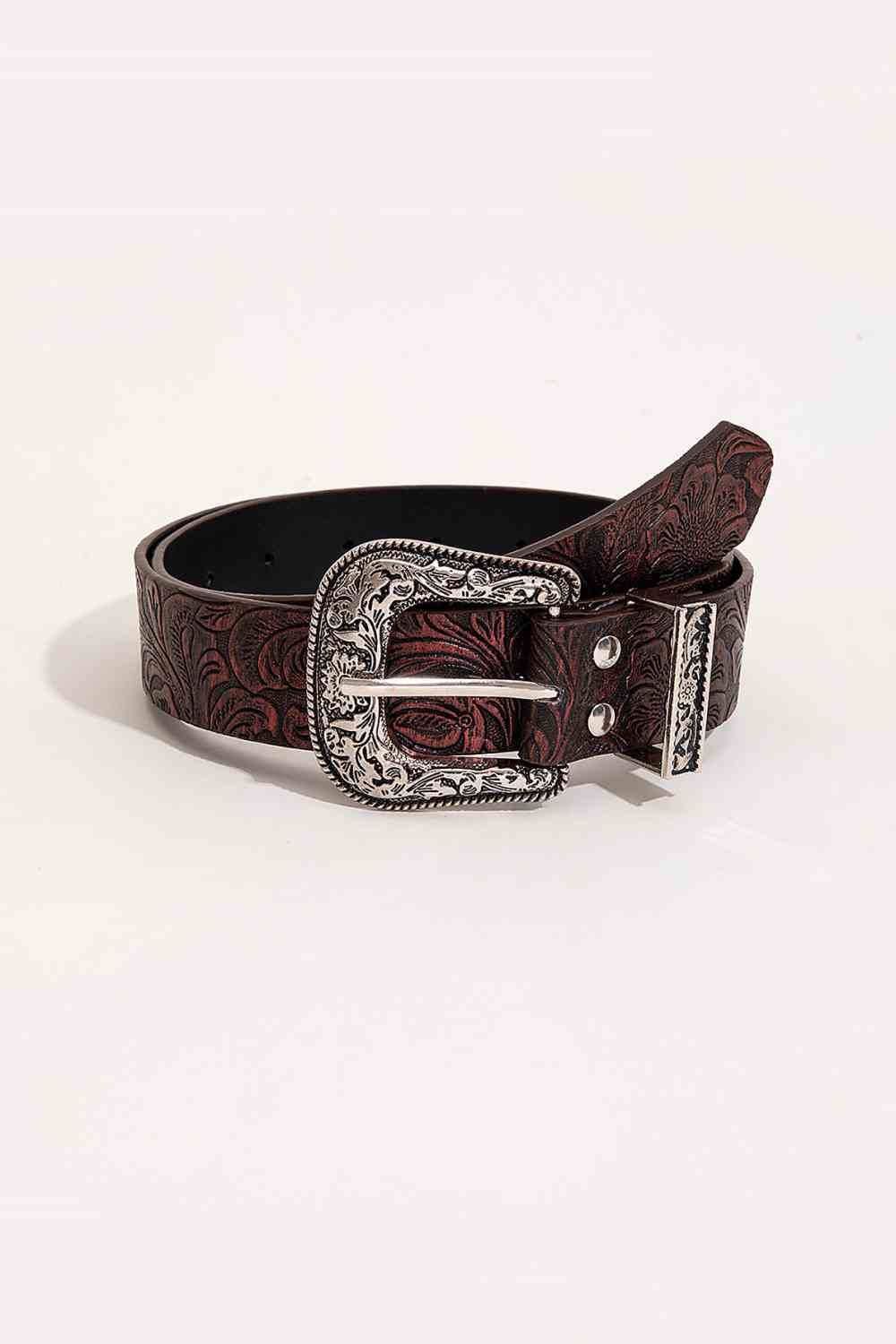 Textured PU Leather Belt