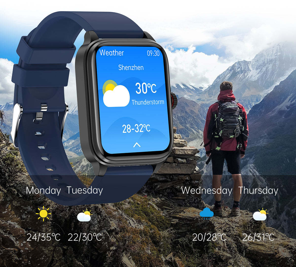 waterproof android smart watch