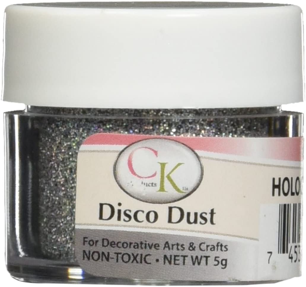 WHOLESALE LOT Pack OF 5 Oasis Supply CK Products Disco Dust, 5gm, Silver Hologram - New - new