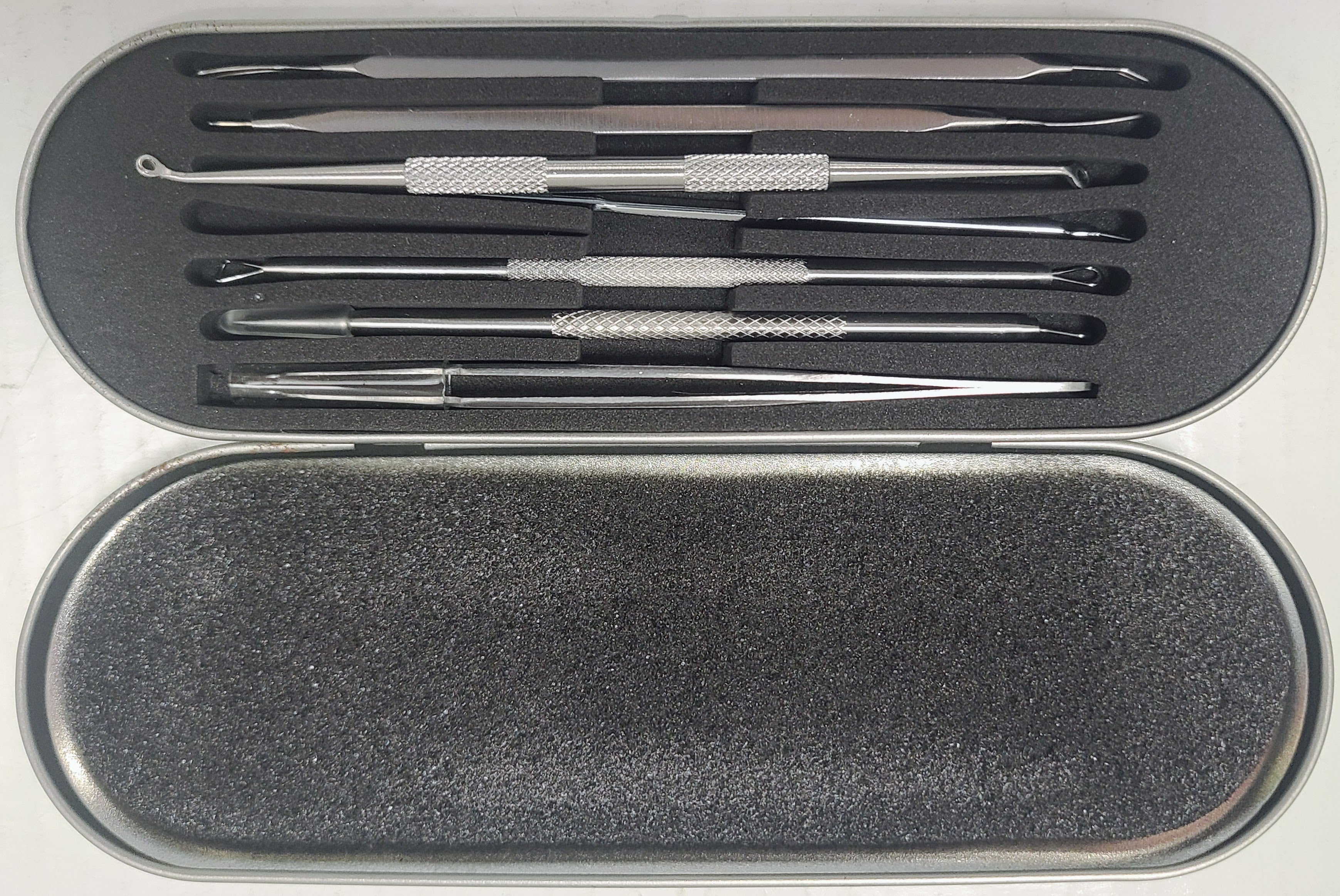 Blackhead Remover 7pcs Professional Stainless Steel Clean Tool Kit with Portable Box - new