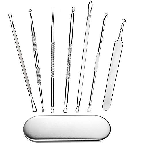 Blackhead Remover 7pcs Professional Stainless Steel Clean Tool Kit with Portable Box - new
