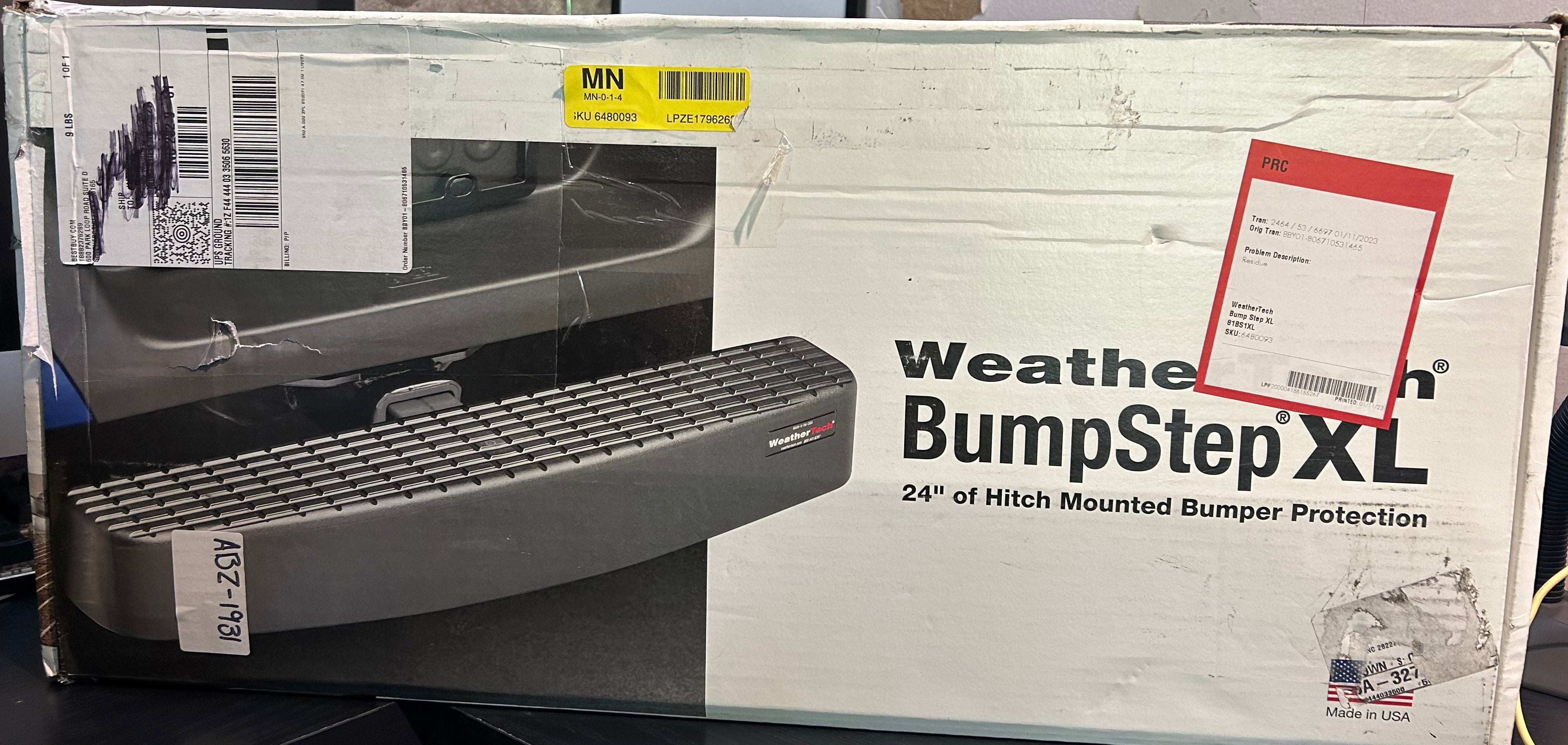WeatherTech BumpStep XL with Standard Plated Hardware - new