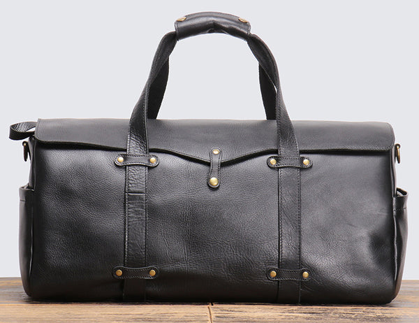 DEEPKEE original nubuck handmade full-grain genuine leather cowhide bag Marty Nubuck Duffle Bag No.S1618