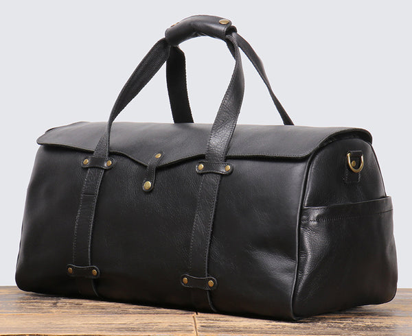 DEEPKEE original nubuck handmade full-grain genuine leather cowhide bag Marty Nubuck Duffle Bag No.S1618