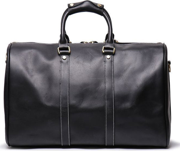 DEEPKEE original nubuck handmade full-grain genuine leather cowhide bag Oswald Trip Bag No.30196