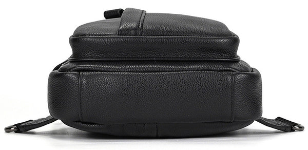 DEEPKEE original nubuck handmade full-grain genuine leather cowhide bag DEEPKEE Men's Genuine Leather Sling Bag #9337