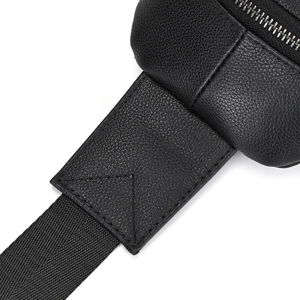DEEPKEE original nubuck handmade full-grain genuine leather cowhide bag DEEPKEE Men's Genuine Leather Sling Bag #9337