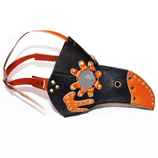 DEEPKEE original nubuck handmade full-grain genuine leather cowhide bag PLAGUE DR. STEAMPUNK #HG65007