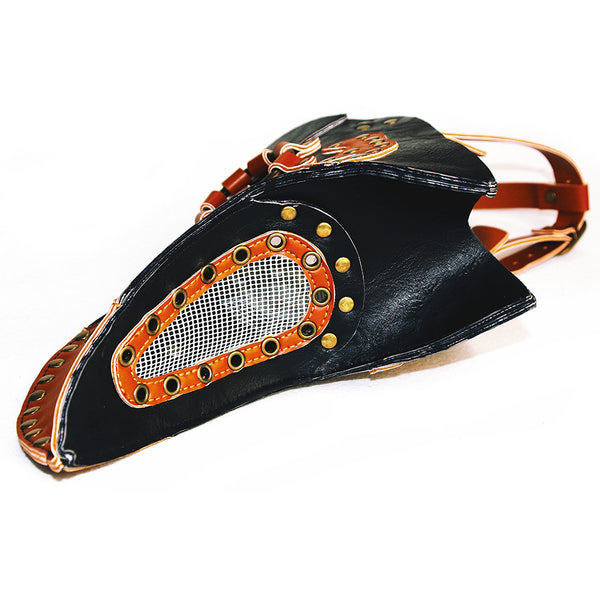 DEEPKEE original nubuck handmade full-grain genuine leather cowhide bag PLAGUE DR. STEAMPUNK #HG65007