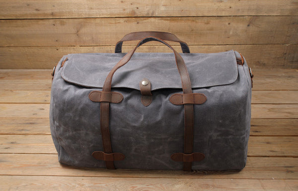 DEEPKEE original nubuck handmade full-grain genuine leather cowhide bag Leather Accessories Canvas Weekend Bag #2032K1