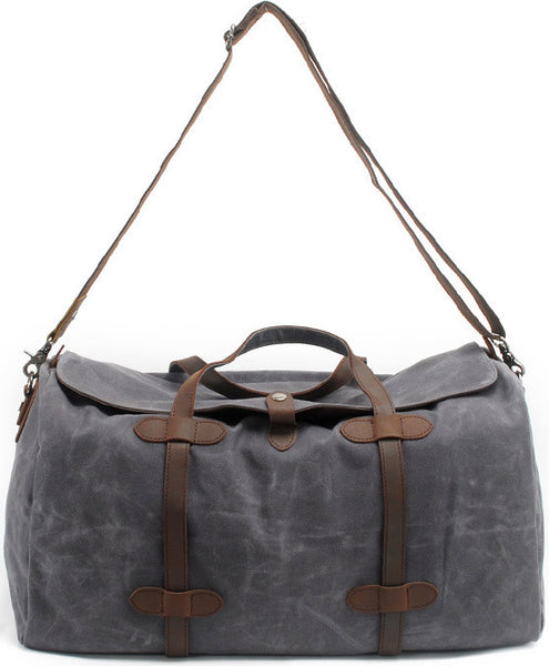 DEEPKEE original nubuck handmade full-grain genuine leather cowhide bag Leather Accessories Canvas Weekend Bag #2032K1